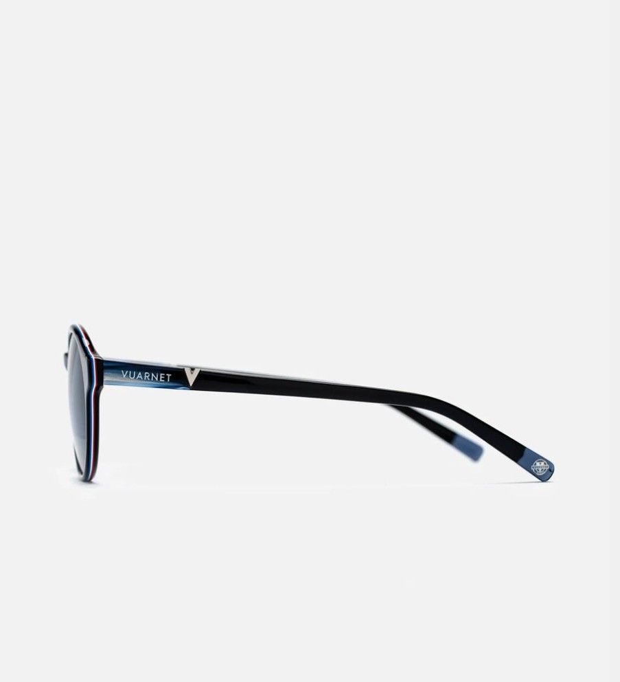 Sunglasses Vuarnet | Vuarnet Vl2001-0004 In Black | Sunglasxstore